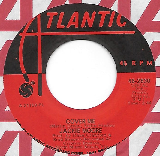Jackie Moore : Cover Me (7", Single, PL)
