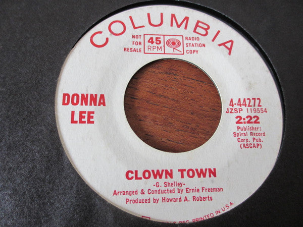 Donna Lee (5) : Clown Town (7", Promo)