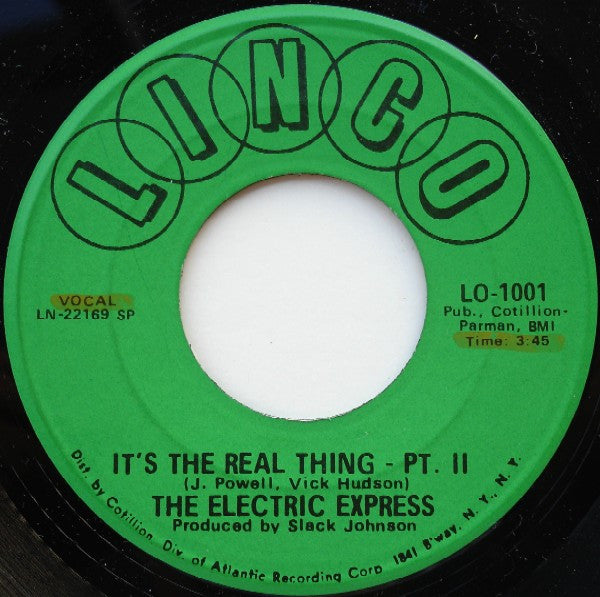 The Electric Express : It's The Real Thing (7", SP )