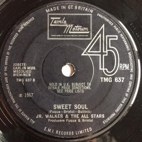 Junior Walker & The All Stars : Come See About Me (7", Sol)