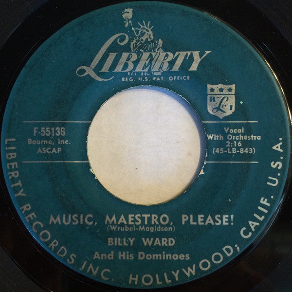 Billy Ward And His Dominoes : Jennie Lee / Music, Maestro, Please! (7", Single)