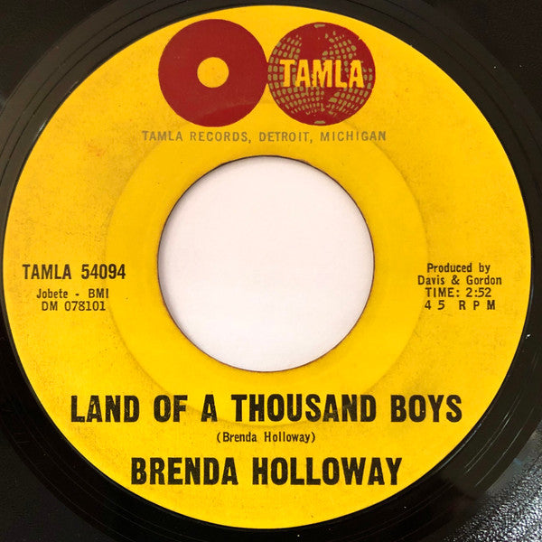 Brenda Holloway : Every Little Bit Hurts / Land Of A Thousand Boys (7", Single, Styrene, Mon)