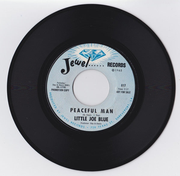Little Joe Blue : Southern Country Boy / Peaceful Man (7", Promo)