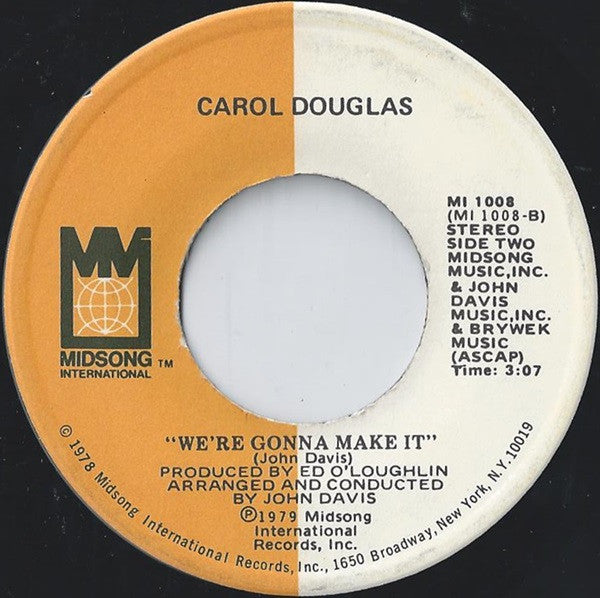 Carol Douglas : I Got The Answer (7", Single)