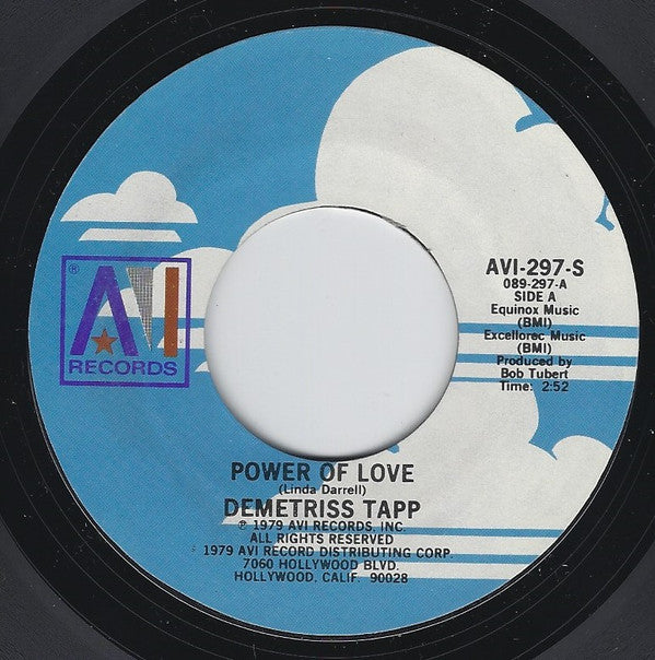 Demetriss Tapp : Power Of Love (7", Single)