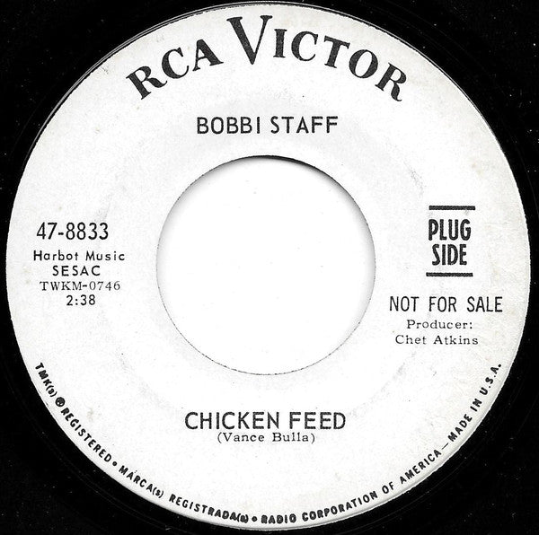 Bobbi Staff : Chicken Feed (7", Promo, Roc)