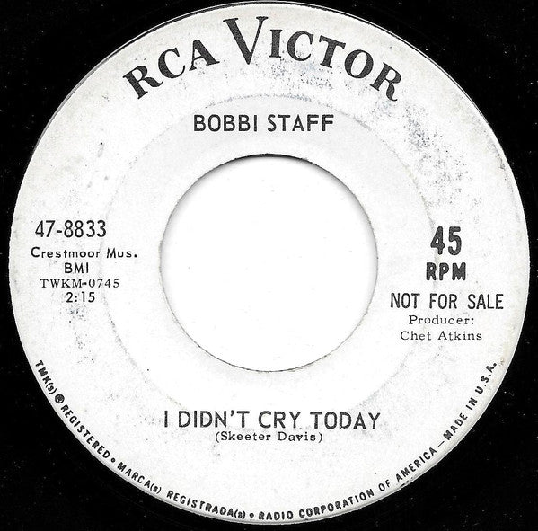 Bobbi Staff : Chicken Feed (7", Promo, Roc)