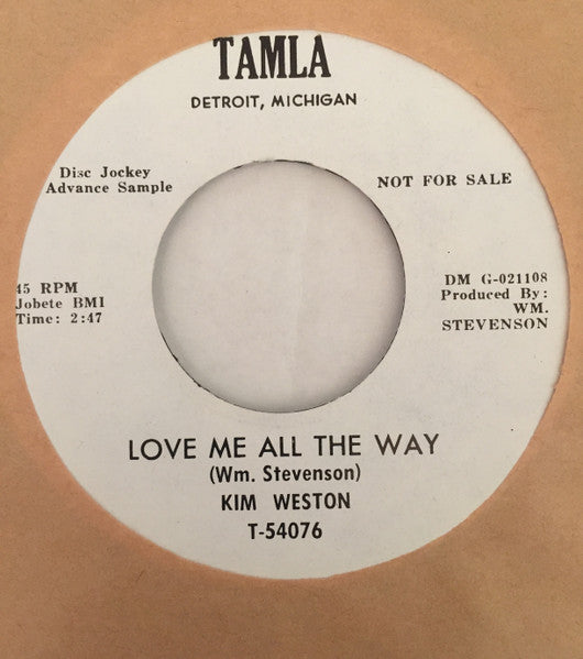 Kim Weston : It Should Have Been Me (7", Promo)