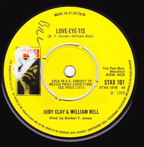 Judy Clay & William Bell : Private Number (7", Single)