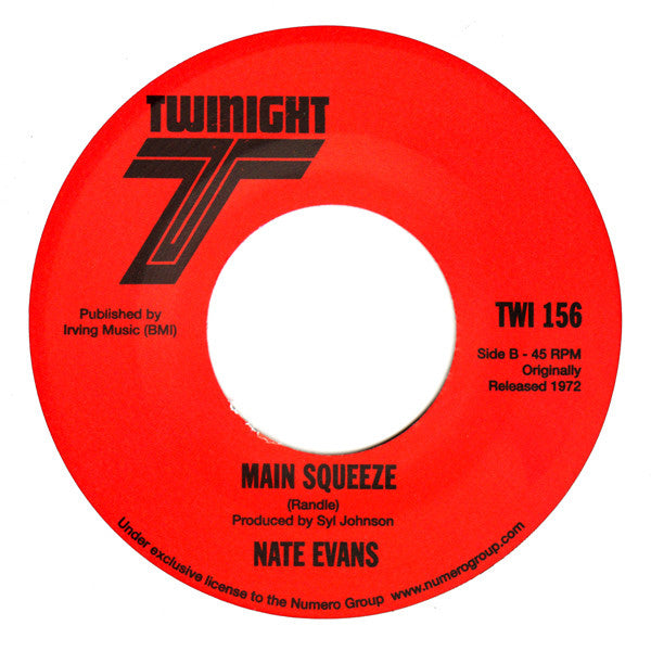 Nate Evans : Pardon My Innocent Heart / Main Squeeze (7", RE)