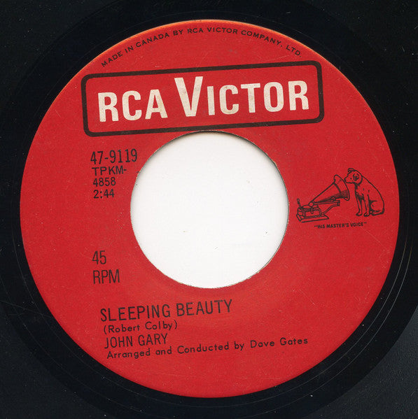 John Gary : Sleeping Beauty / Hang On To Me (7", Single)
