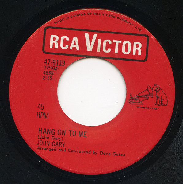 John Gary : Sleeping Beauty / Hang On To Me (7", Single)