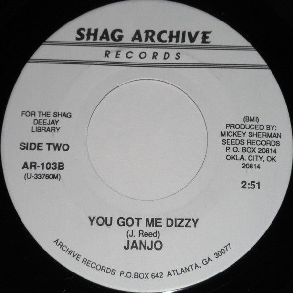 Boys Town Gang / Janjo : Brand New Me / You Got Me Dizzy (7")