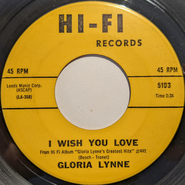 Gloria Lynne : A Long Long Story (7")