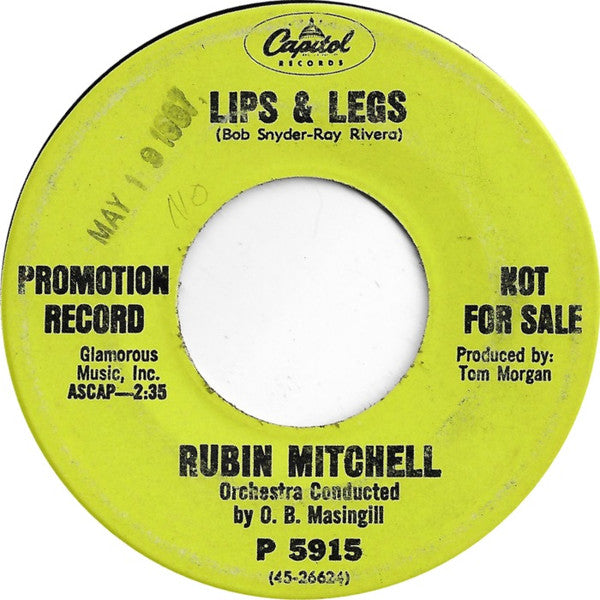 Rubin Mitchell : Dardanella (7", Promo)