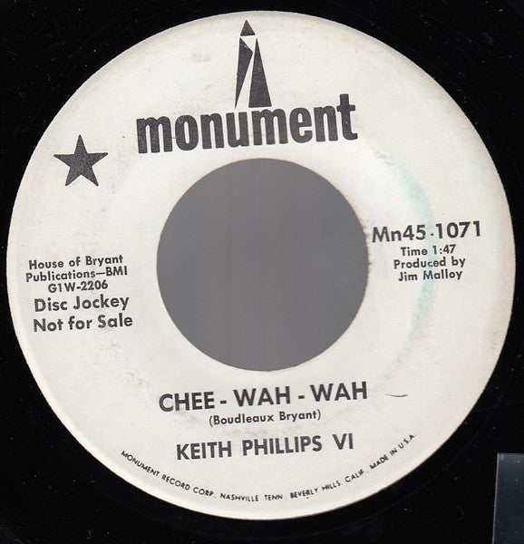 Keith Phillips VI : Chee - Wah - Wah (7", Single, Promo)