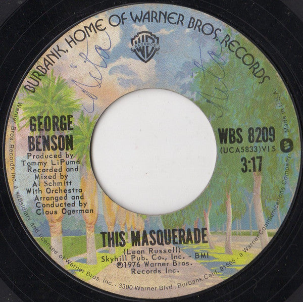 George Benson : This Masquerade (7", Styrene, Ter)