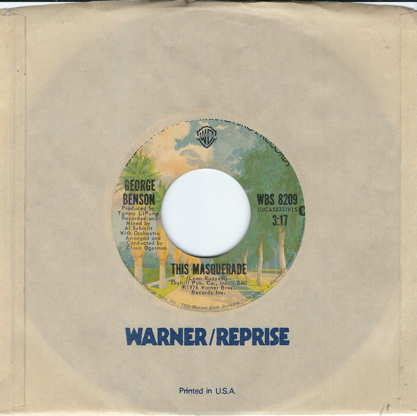 George Benson : This Masquerade (7", Styrene, Ter)