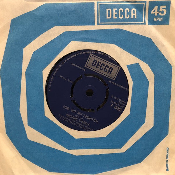 Kristine Sparkle : Gone But Not Forgotten (7")