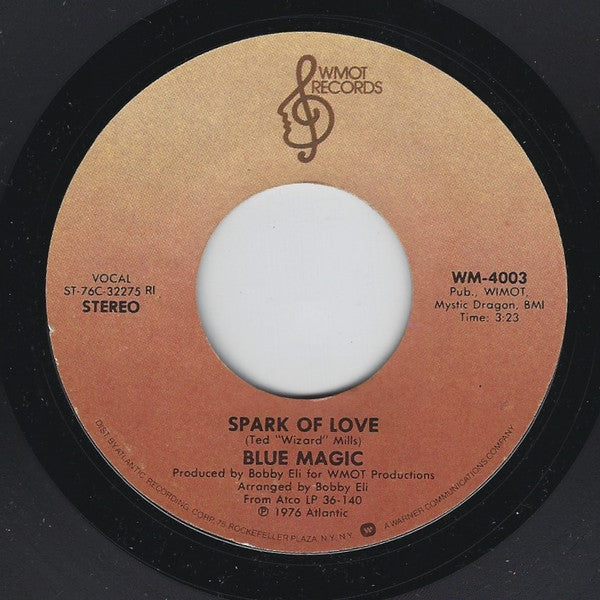 Blue Magic : Summer Snow / Spark Of Love (7", Single, Styrene, RI )