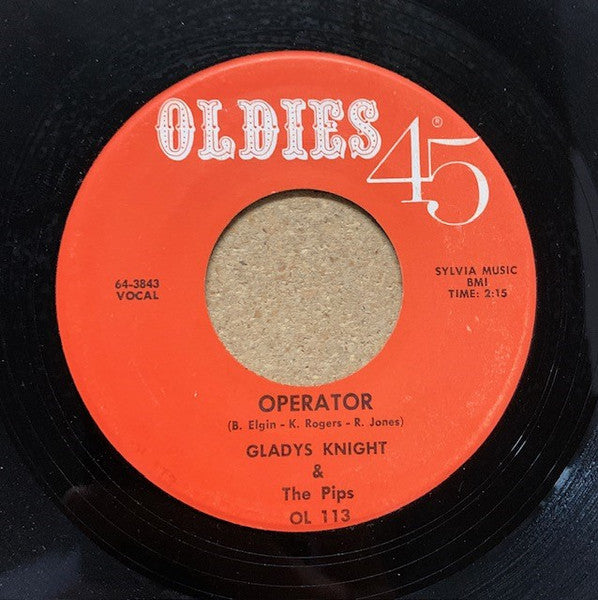 Gladys Knight And The Pips / Dee Clark : Operator / You Are Like The Wind (7", Single)