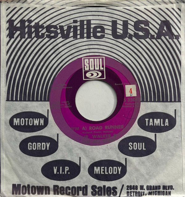 Jr. Walker & The All Stars* : (I'm A) Road Runner (7", Single, Mono, RP)