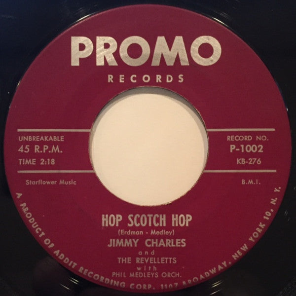 Jimmy Charles And The Revelletts : A Million To One / Hop Scotch Hop (7", Single, Scr)