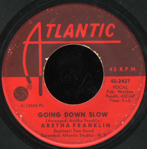 Aretha Franklin : Baby I Love You (7", Single, Pla)