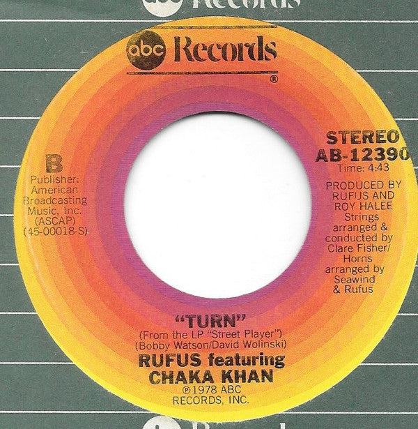 Rufus & Chaka Khan : Blue Love (7", Single)