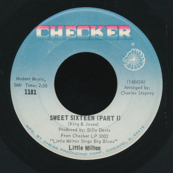 Little Milton : Sweet Sixteen (7", Single)
