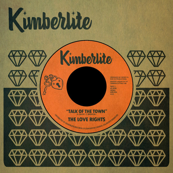 The Love Rights : Talk of The Town / It's Time For A Change (7", Single)