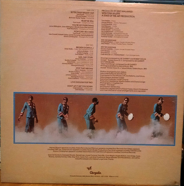 Lee Garrett : Heat For The Feets (LP, Album, Promo)
