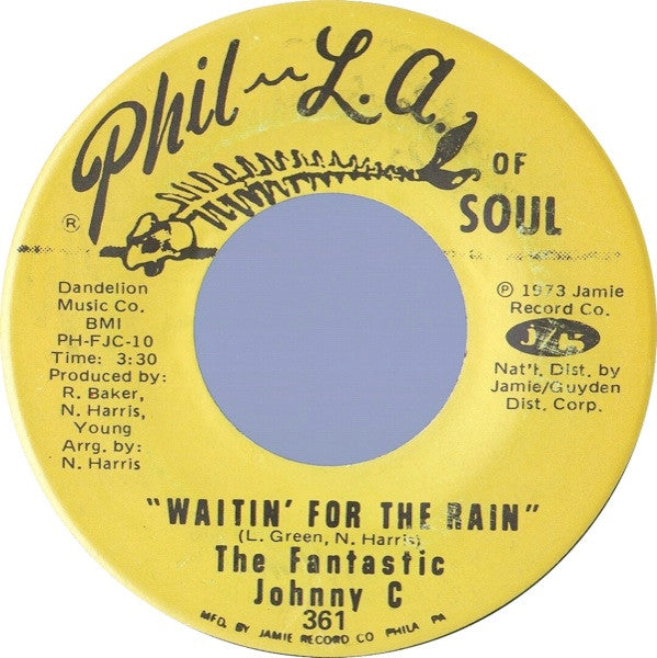 The Fantastic Johnny C : Don't Depend On Me (7")