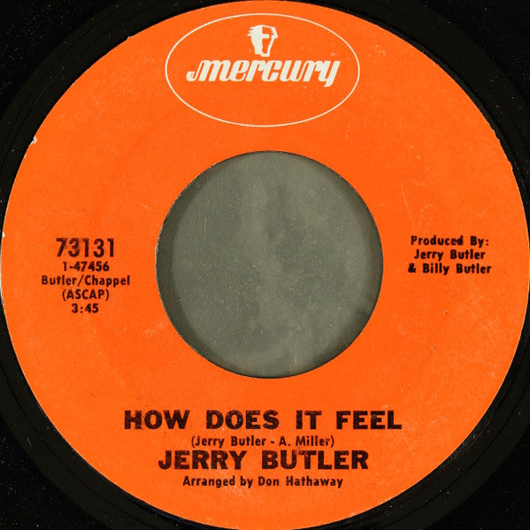 Jerry Butler : Special Memory / How Does It Feel (7", Single, Styrene, Pit)
