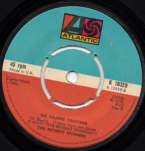 Spinners : Ghetto Child (7", Single, Pus)