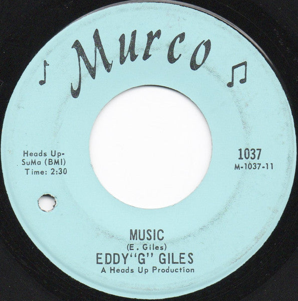 Eddie Giles : Happy Man (7")