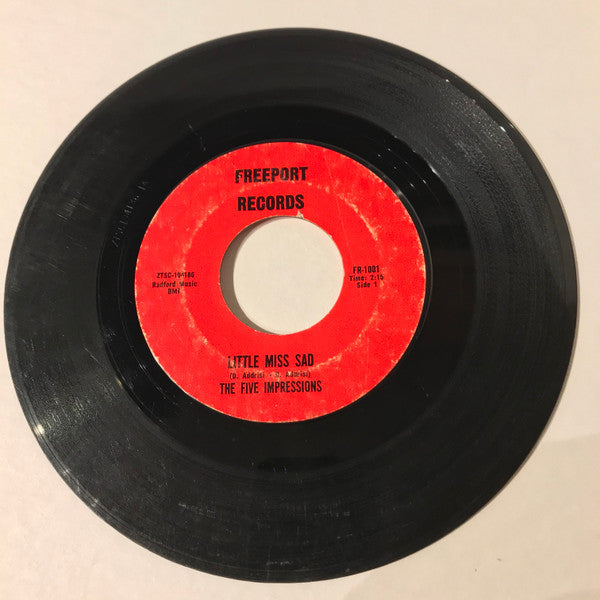 The Five Impressions : Little Miss Sad (7", Styrene)