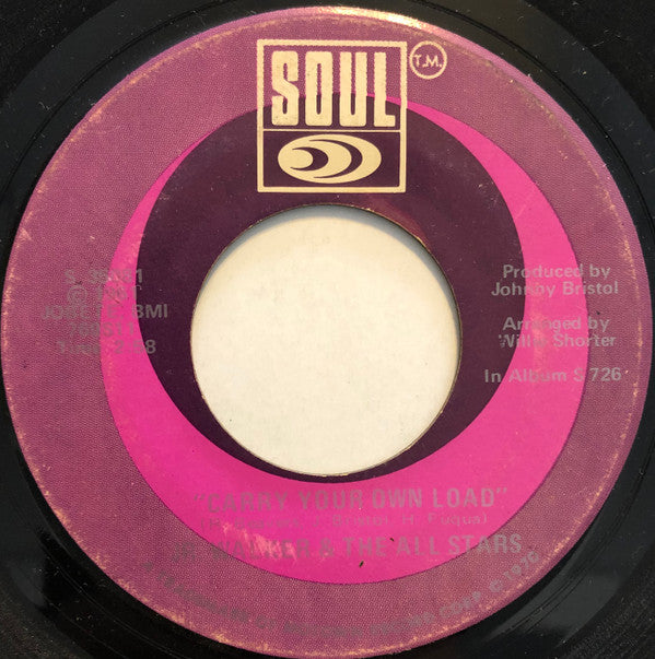 Junior Walker & The All Stars : Holly Holy / Carry Your Own Load (7", Single)