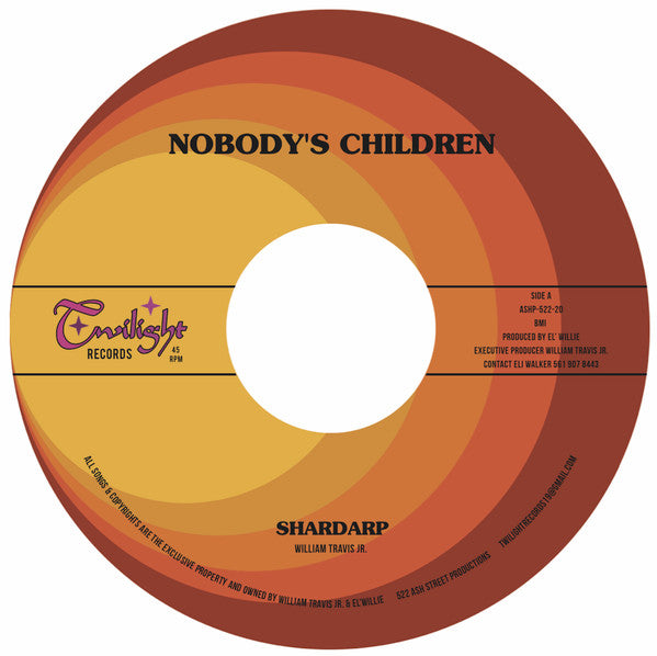 Nobody's Children (9) : Shardarp (7", Single, Ltd, RE, RM)