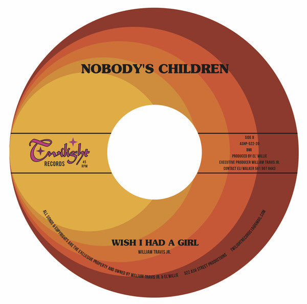 Nobody's Children (9) : Shardarp (7", Single, Ltd, RE, RM)