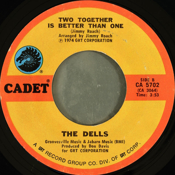 The Dells : I Wish It Was Me You Loved / Two Together Is Better Than One (7", Styrene, Pit)