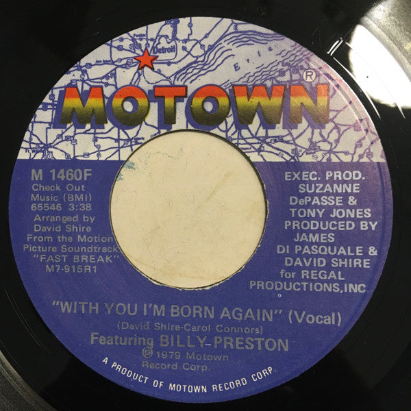 Billy Preston & Syreeta : Go For It / With You I’m Born Again (Vocal) (7", Single)