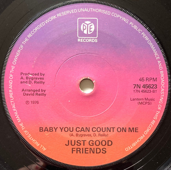 Just Good Friends : Play The Game (7", Single, Promo)