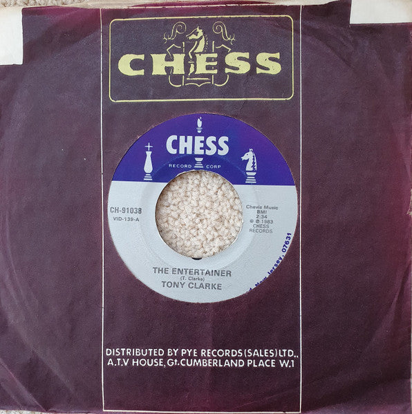 Tony Clarke (2) : The Entertainer / This Heart Of Mine (7", Single, RE)