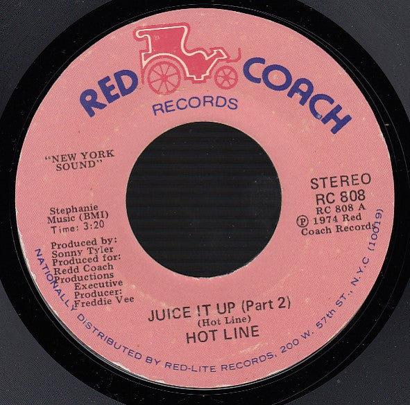Hot Line (3) : Juice It Up (7", Styrene)