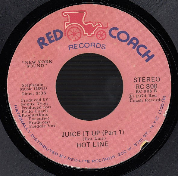 Hot Line (3) : Juice It Up (7", Styrene)