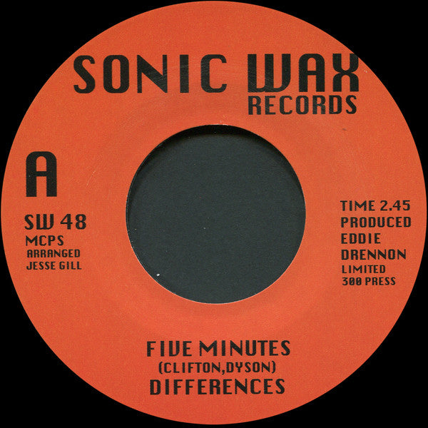 The Differences : Five Minutes (7", S/Sided, Single)