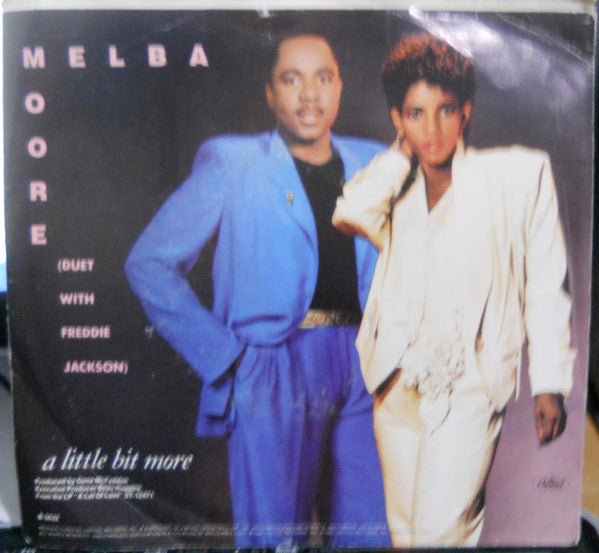 Melba Moore : A Little Bit More (7", Single)
