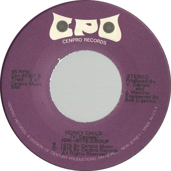 Jon Wite Group : Theme From 'A Summer Place' (7")