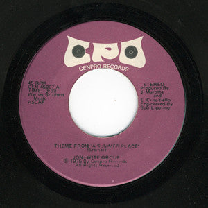 Jon Wite Group : Theme From 'A Summer Place' (7")